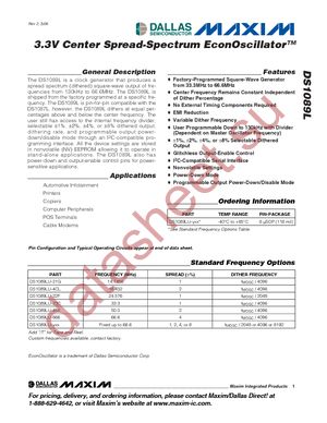 DS1089LU-C29+ datasheet  